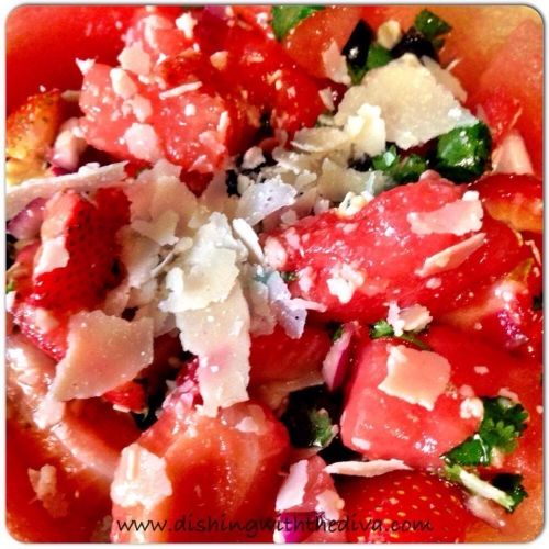 Watermelon & Blackberry Salad