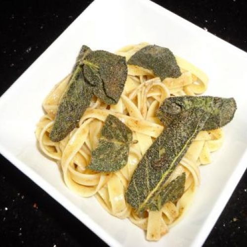 Brown Butter and Sage Pasta