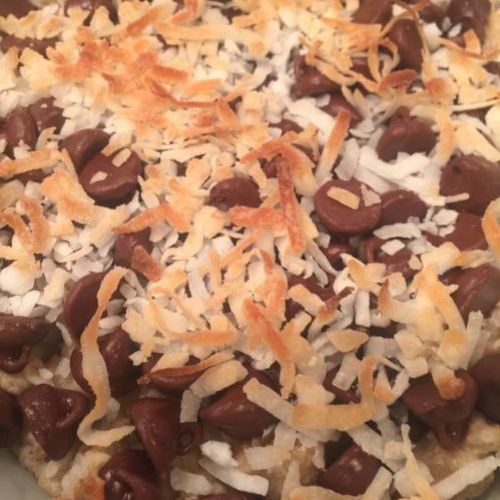 Coconut Chocolate Chip Baked Oatmeal