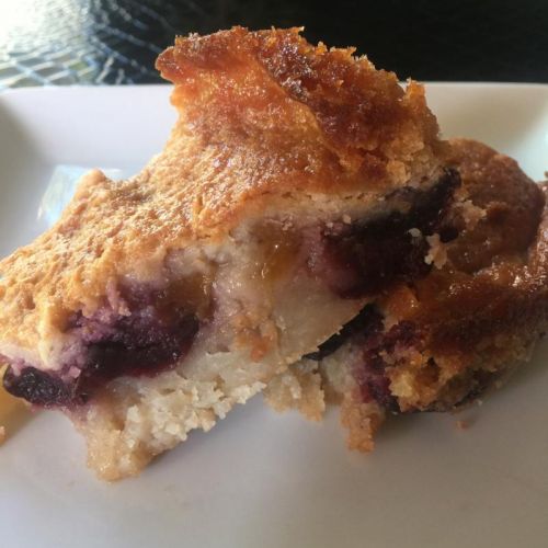 Peach and Cherry Cobbler
